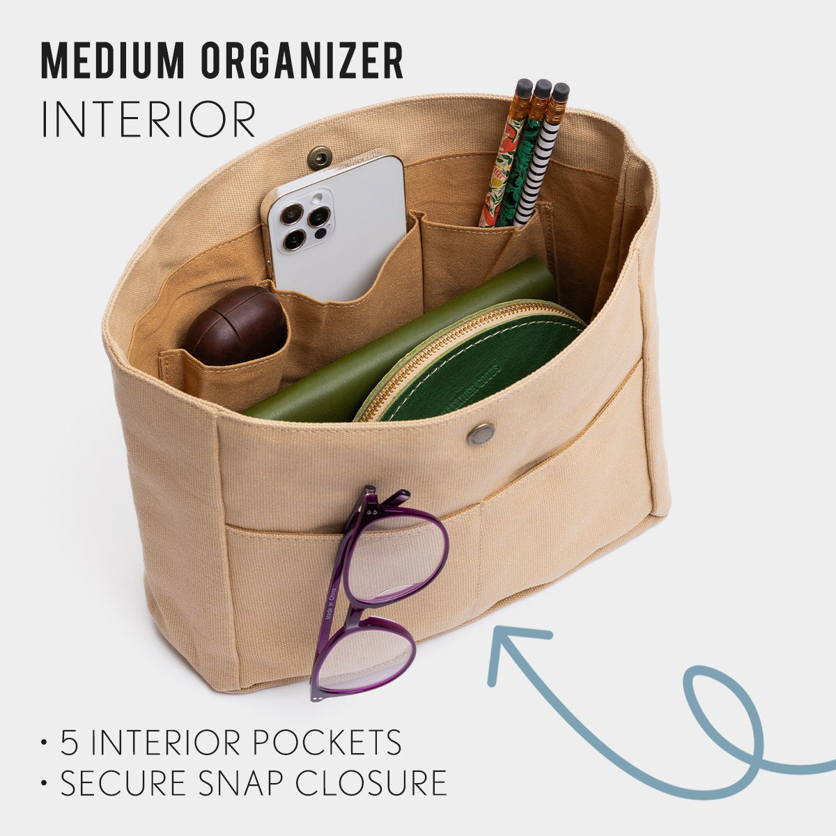 Canvas Purse Organizer - Image 105